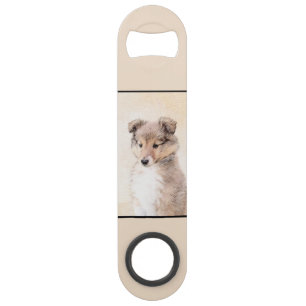 Shetland Sheepdog Puppy Peinture Chien original ar