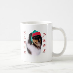 Shetland Sheepdog Santa Paws Kaffeetasse