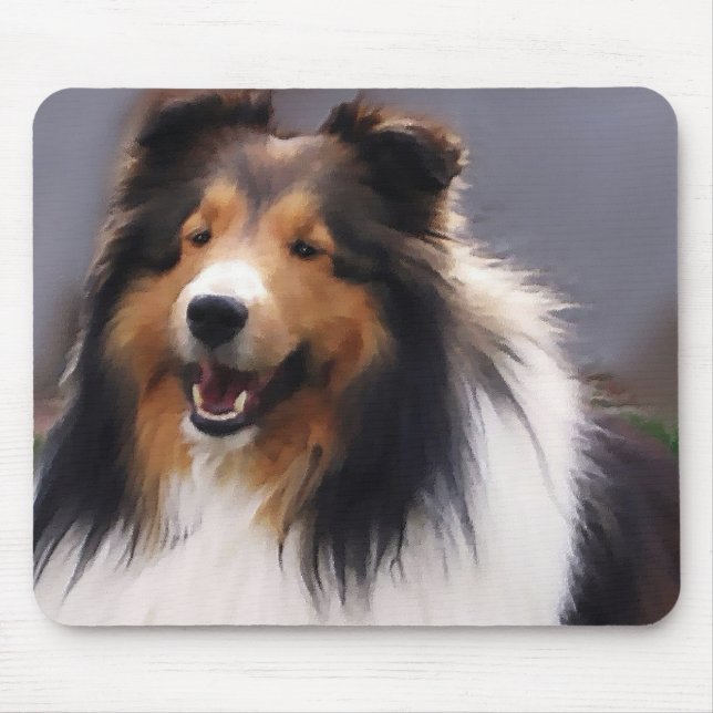 Shetland Sheepdog Sheltie Geschenke Mousepad (Vorne)