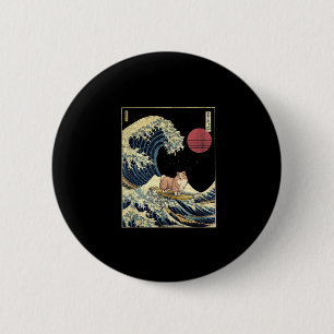Shetland Sheepdog Sheltie Japanische Kanagawa Well Button