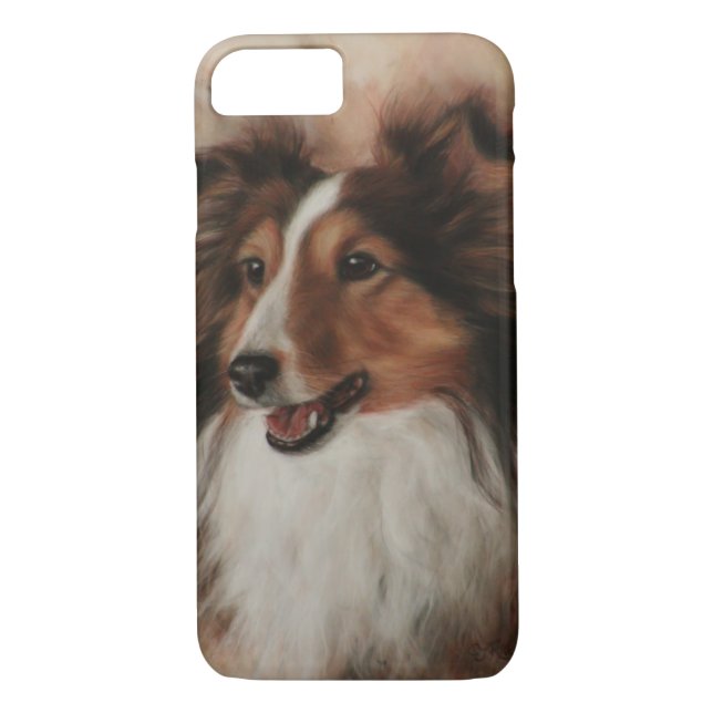 Shetland Sheepdog Sheltie lächelnd Case-Mate iPhone Hülle (Rückseite)