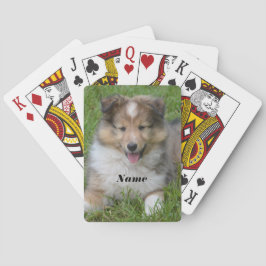 Shetland Sheepdog - Sheltie Puppy Dog Spielkarten