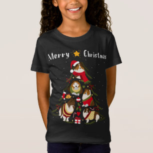 Shetland Sheepdog Sheltie Weihnachtsbaum Weihnacht T-Shirt