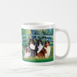 Shetland Sheepdog (vier) - Bridge Kaffeetasse