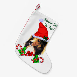 Shetland Sheepdog Weihnachten Kleiner Weihnachtsstrumpf