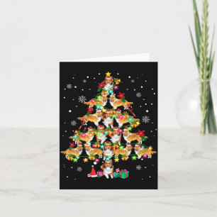 Shetland Sheepdog Weihnachtsbaum Lustiger Sheltie Karte