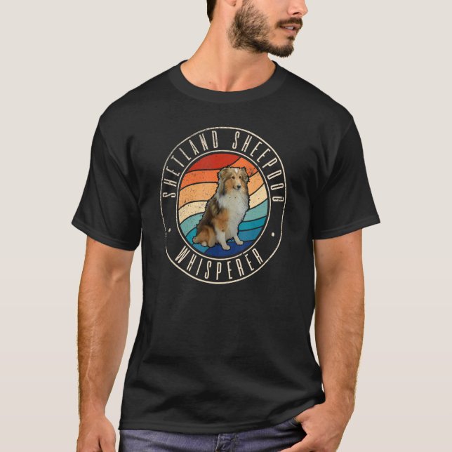 Shetland Sheepdog Whisperer T-Shirt (Vorderseite)