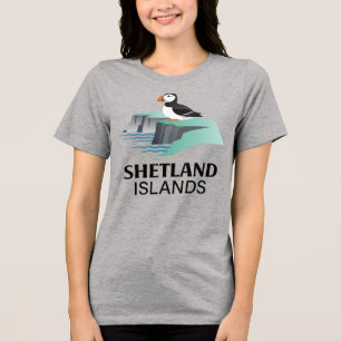 Shetlandinseln Schottland Vereinigtes Königreich Tri-Blend Shirt