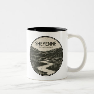 Sheyenne National Grassland Stream Zweifarbige Tasse