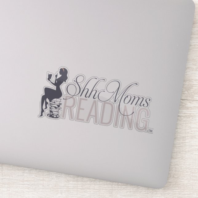 Shh-Mamas lesen Aufkleber (Detail)