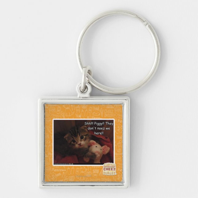 Shh!!! Piggy!! Schlüsselanhänger (Vorne)