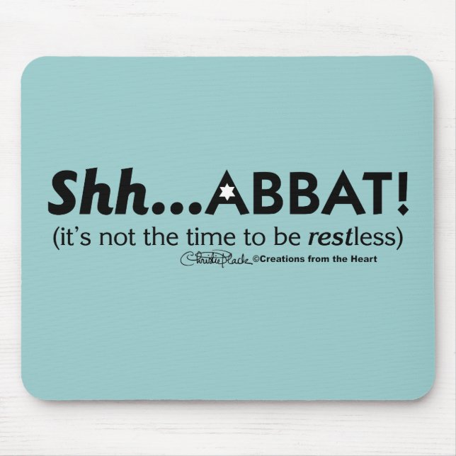 Shh...Schlaf! Mousepad (Vorne)