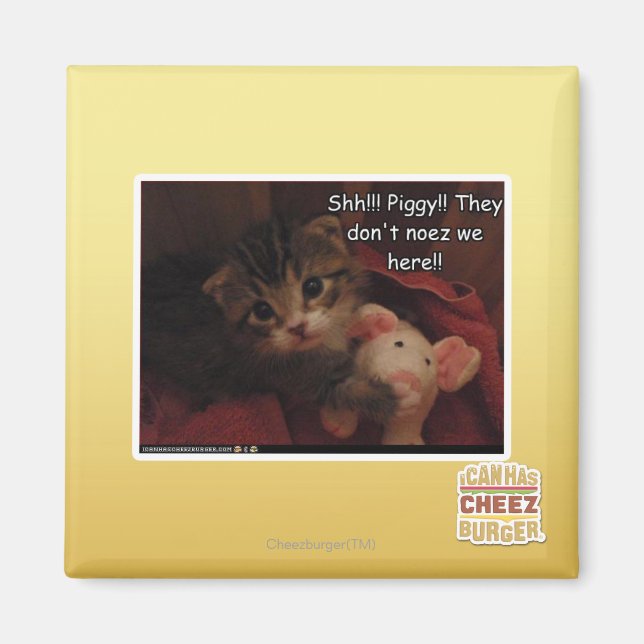 Shh!! Schweine! Magnet (Vorne)