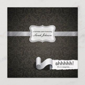 Shhh!  Es ist eine Überraschung Einladung