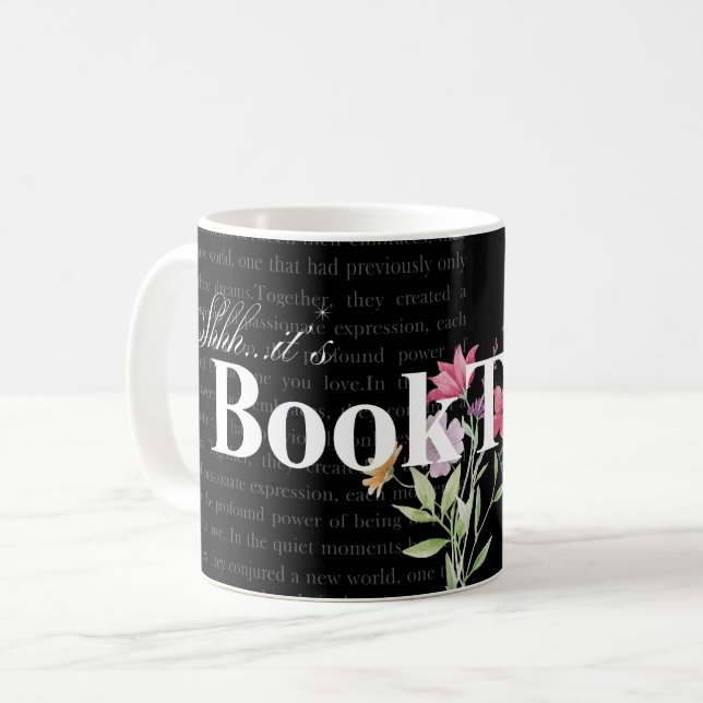 Shhh...es ist Tasse der Buchzeit (Vorderseite Links)