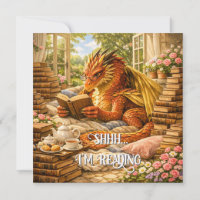Shhh… Ich lese gerade Gemütliches Lesen-Drache