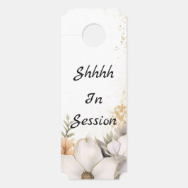 Shhh in Session Therapist Office Türschild Gefahr
