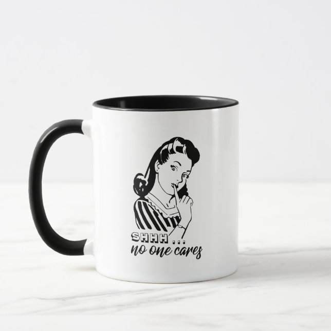 Shhh… interessiert sich niemand tasse (Links)
