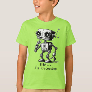 Shhh Robot - Shhh.. Ich arbeite. T-Shirt