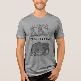 "shhh..." T-Shirt grau Tri-Blend Shirt
