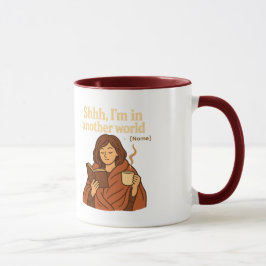 Shhhh, Ich bin in einer anderen Welt Tasse | Name 
