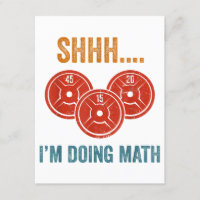 Shhhh ich tue Mathe Weight Lifting Gymer Gym Dea