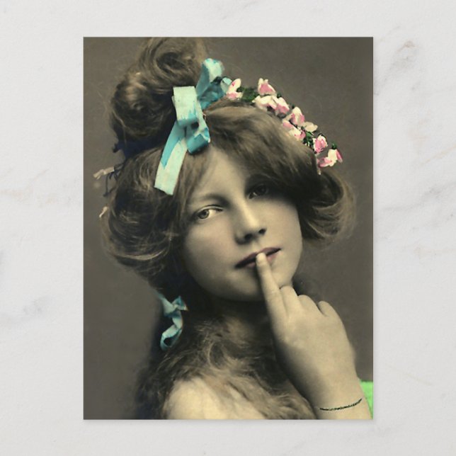 Shhhhhh Postkarte (Vorderseite)