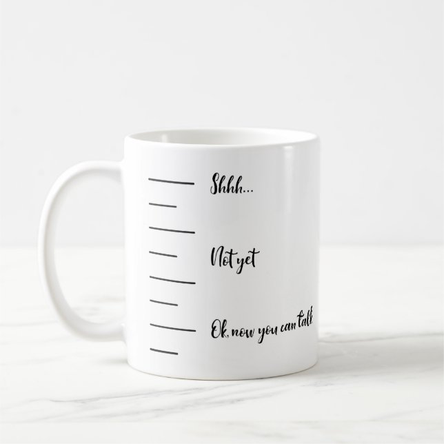Shhhn Pas Encore Café Mug (Gauche)