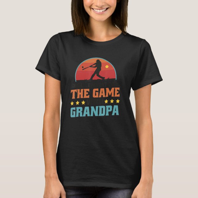 Shhhu2026 Ich beobachte das Spiel mit Opa, Base T-Shirt (Vorderseite)