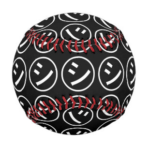 ㋛ Shi Kana Katakana Smiling Emoji / Emoticon Baseball