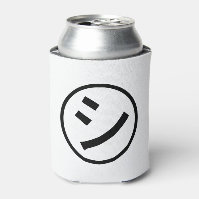 ㋛ Shi Kana Katakana Smiling Emoji / Emoticon Dosenkühler (Kanne Vorderseite)