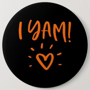 Shi meine süße Kartoffel I Yam Set Paare Thanksgiv Button