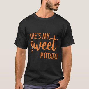 Shi My Sweet Potato I Yam Valentines Erntedank T-Shirt