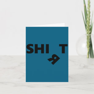 Shi t lustig – geteiltes Wort Meme Humor Gag Gesch Karte