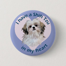 Shi Tzu in meinem Herzen Button