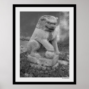 Shi Zi Print Poster