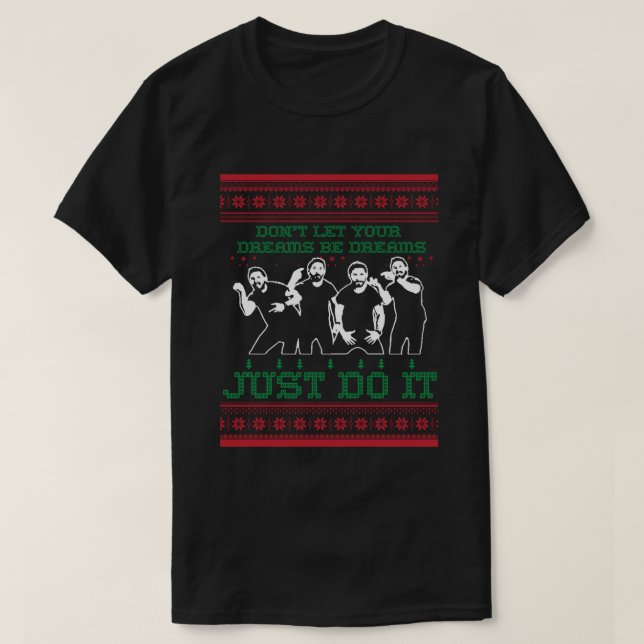 Shia Labeouf Weihnachtssüßer 1 T-Shirt (Design vorne)