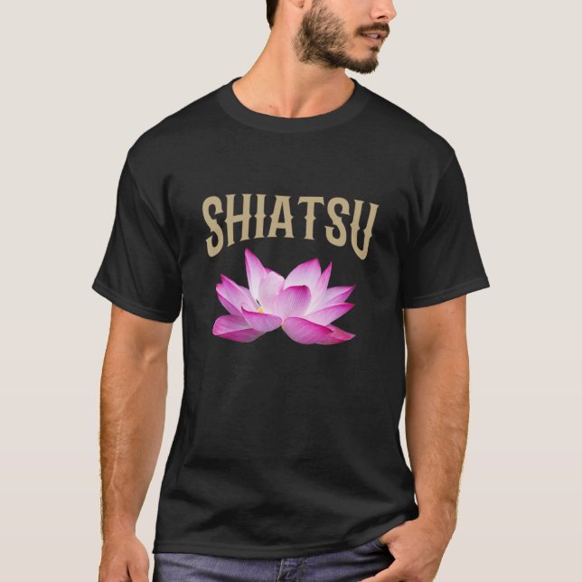 Shiatsu-Design für Shiatsu-Practitioner, Massage T-Shirt (Vorderseite)