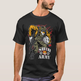 SHIB ARMY Shiba Inu Soldier Crypto T-Shirt