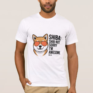 Shib-Not Sorry Funny Shiba Inu Hundeshirt T-Shirt