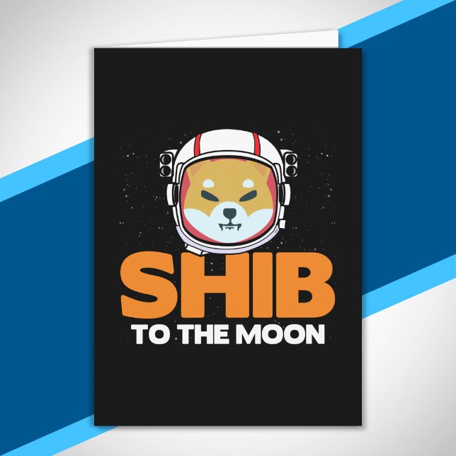Shib Token Shiba Inu Crypto Meme Coin Moon Dog Karte (Von Creator hochgeladen)