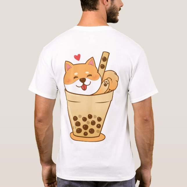 Shiba Boba T-Shirt (Rückseite)
