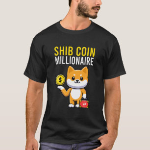 Shiba Coin die Millionärenladung Token-Münzschiff T-Shirt