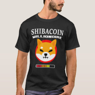 Shiba Coin Millionaire Loading Token Coin Shiba in T-Shirt