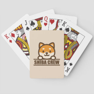SHIBA CREW - Team Shiba Inu Design Spielkarten