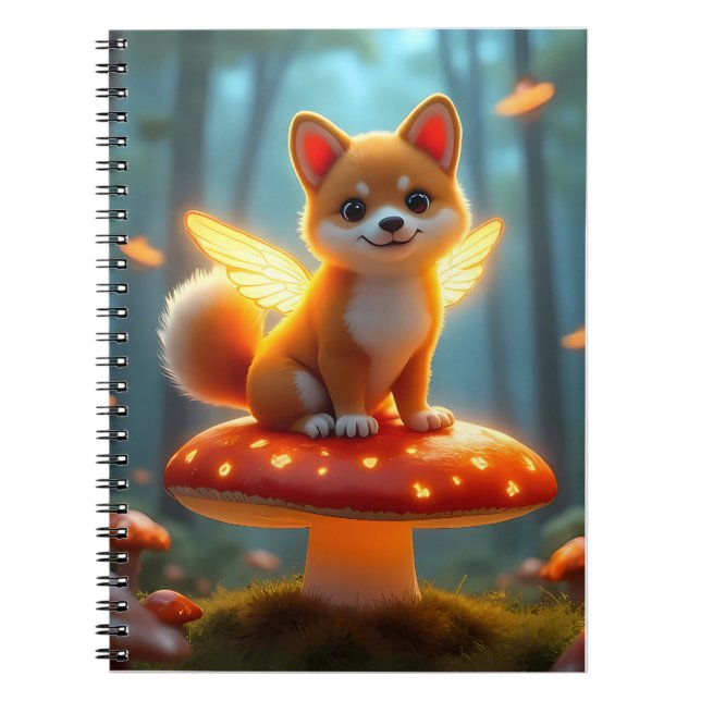 Shiba Fee Abenteuer Notizblock (Vorderseite)