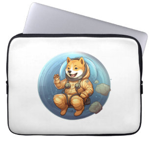 Shiba im Weltraum Astronaut Shiba 9 Laptopschutzhülle