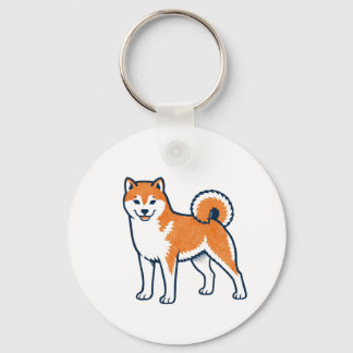 Shiba Inu ー Standing Schlüsselanhänger