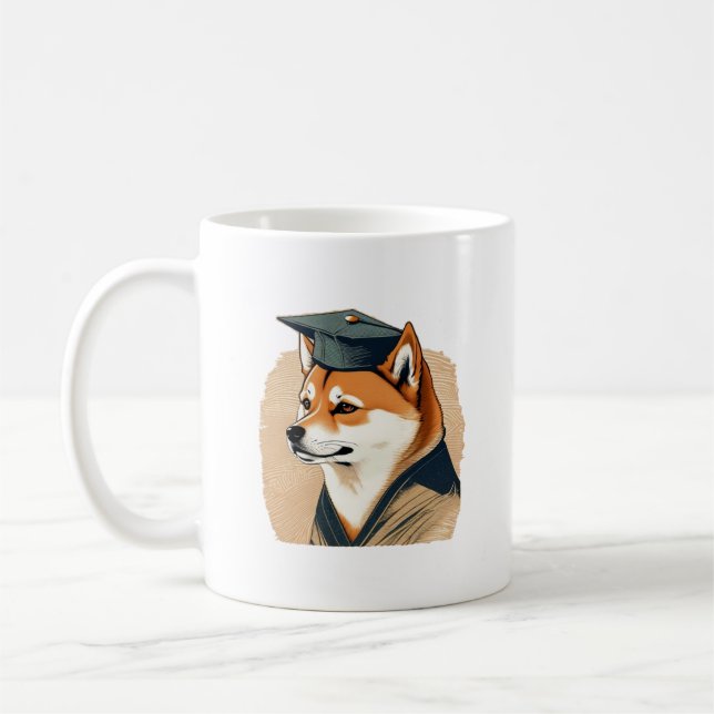 Shiba-Inu-Absolvent  Kaffeetasse (Links)