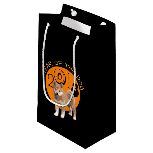 Shiba inu Année du chien 2018 Petit sac cadeau (Devant Angle)